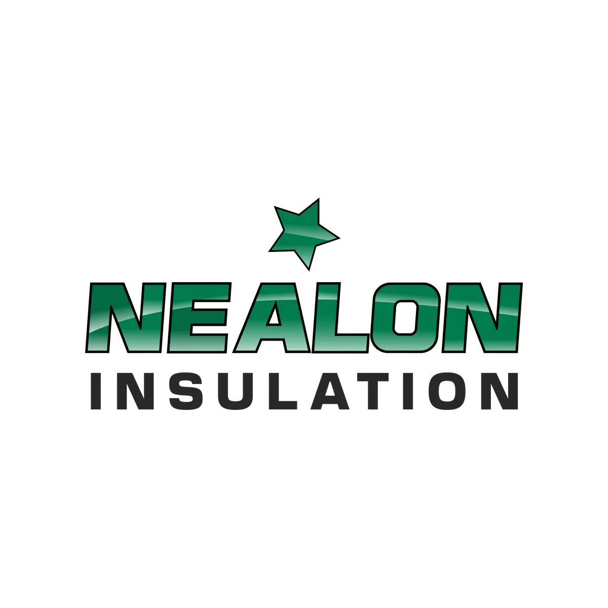 The stacked Nealon Insulation logo: the star above the NEALON wordmark, with INSULATION beneath, on white.